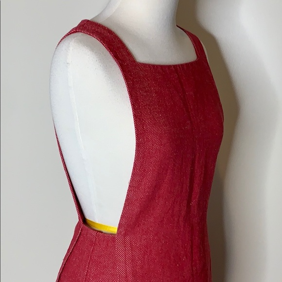 Kate Spade Saturday Apron red vintage Dress size 2 - Picture 5 of 15
